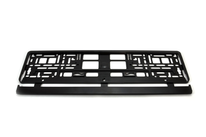 Suport numar inmatriculare negru 52.3 x 11cm [2]
