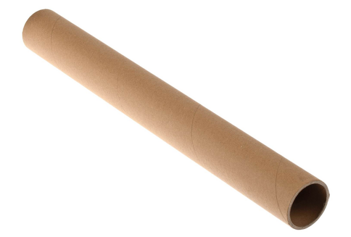 Tub din carton fara capace pentru protectie la transport folii si printuri, lungime 130 cm, diametru Ã˜76mm, grosime perete 4mm [2]
