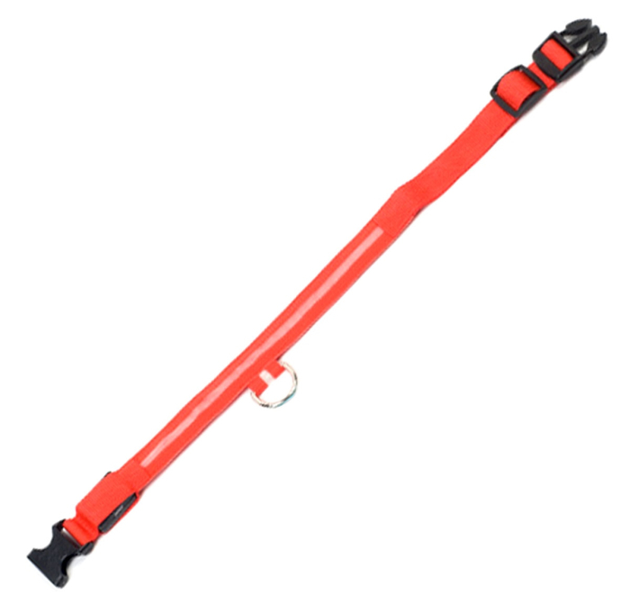 Zgarda iluminata cu LED Rosu, pentru caine sau pisica, AVX-AG232R [2]