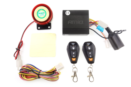 Accesorii Moto - Alarma motocicleta cu functie "pornire motor"  telecomenzi MCA14