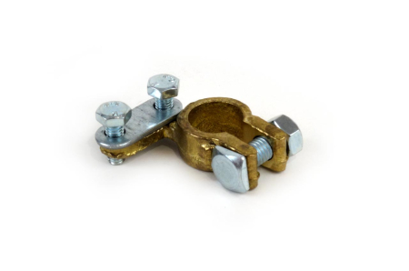 Accesorii Autoturisme - Clema pentru baterie auto din alama 600AMP PLUS (borne baterie)