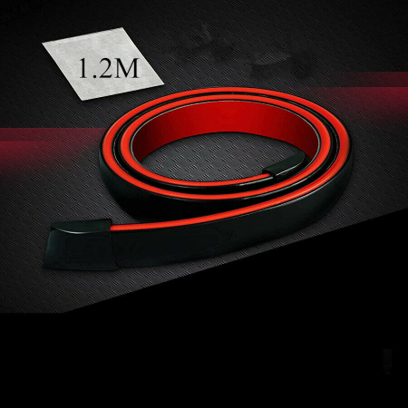 Accesorii Autoturisme - Eleron auto cu lampa stop frana suplimentara pentru autoturisme, 12V, 120cm, Negru