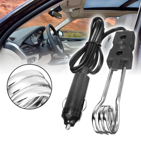 Accesorii Camioane si Remorci - Fierbator Auto pentru calatorii cu alimentare la priza bricheta, tensiune 12V, putere 150W
