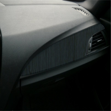 Accesorii Autoturisme - Folie Auto Colantare Trimuri, Model Lemn Negru, 100 x 45cm