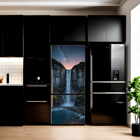Stickere si Printuri - Folie imprimata color pentru decor Frigider, dimensiune 200 x 90cm, model: AVX-FR14