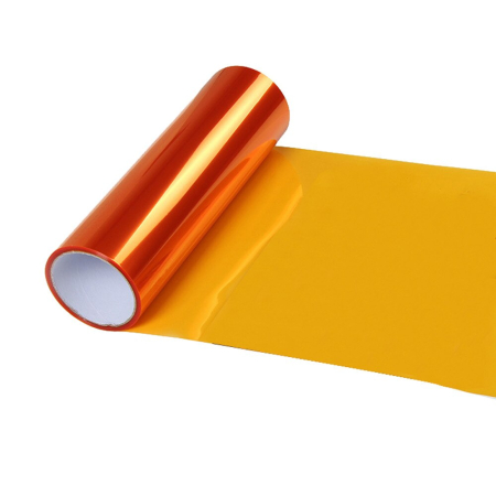 Folie protectie faruri / stopuri auto - Orange (pret/m liniar) - 034 [1]