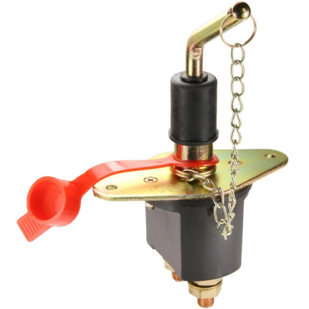 Accesorii Autoturisme - Intrerupator "Contact General" dimensiune MARE pentru Camioane, 12V - 24V, cu cheie metalica