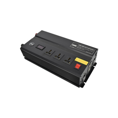 Electrice si Electronice Auto - Invertor tensiune profesional 12-220V 50HZ 2000W PUR SINUSOIDAL