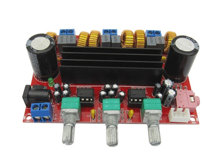 Kituri DIY - Kit amplificator 2.1, Clasa D, putere 2 x 50W + 100W, TPA3116D2
