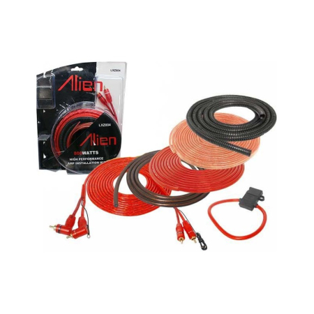 Cabluri audio - Kit cabluri amplificator ALIEN Essential 800W MAX, AVX-MR004