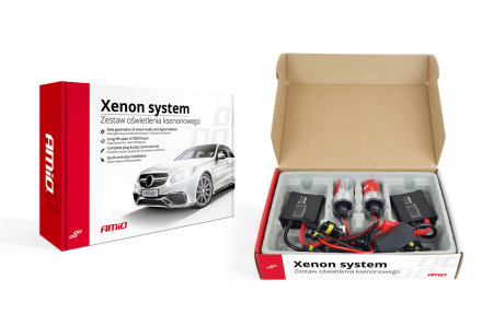 Accesorii Autoturisme - Kit XENON AC model SLIM, compatibil H3, 35W, 9-16V, 4300K, destinat competitiilor auto sau off-road
