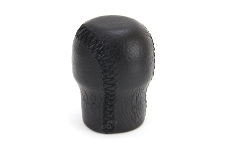 Accesorii Interior - Nuca schimbator de viteza din piele neagra cu fir negru - 01757
