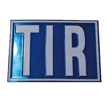 Accesorii Camioane si Remorci - Placuta metalica TIR din otel reliefat