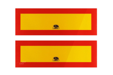 Accesorii Camioane si Remorci - Placute reflectorizante pentru camioane 10x30 cm