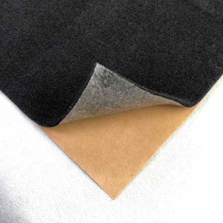 Reconditionare Interior - Rola material textil autoadeziv pentru reconditionari interioare auto sau incinte acustice, dimensiune 10m x 1m, culoare Neagra, grosime 2mm