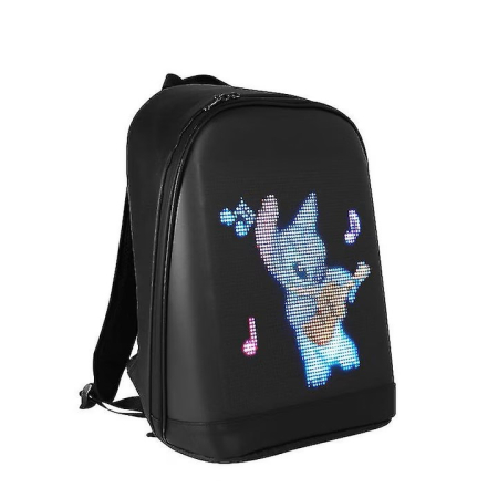 Toate produsele - Rucsac Smart cu Display LED, WiFi, Waterproof, Aplicatie Dedicata iOS/Android, Port USB Extern, Negru