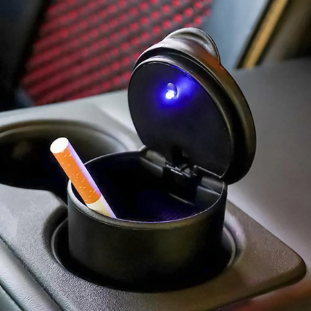Organizatoare Auto - Scrumiera auto suplimentara cu iluminare LED PLS38