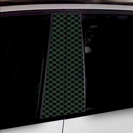 Stickere si Printuri - Set 2 stickere decorative pentru stalpii usilor, print autoadeziv de inalta rezolutie, dimensine 2 buc x 50 x 22 cm , cod: AVX-SSU-05