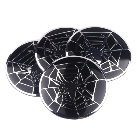 Set 4 buc. ornament central janta, model "Spider", diametru 5cm [1]