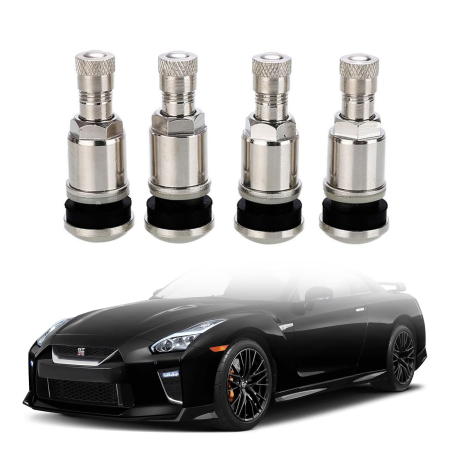 Accesorii Roti - Set 4 buc. Valve Metalice, Premium, pentru Autoturisme sau Autoutilitare