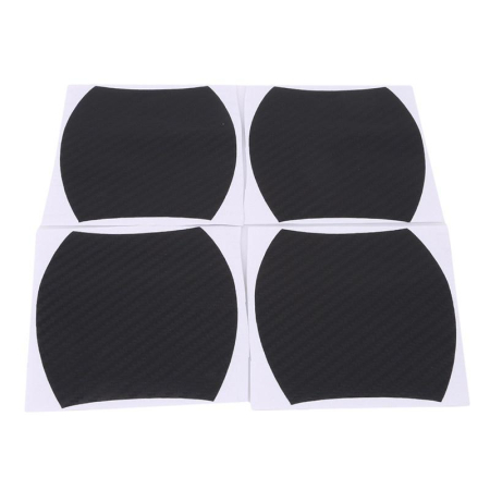 Set 4 bucati protectie zgarieturi manere usa din autocolant carbon 3D Negru [1]