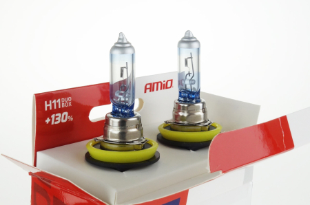 Set becuri cu halogen H11 12V 55W LumiTec LIMITED + 130% DUO BOX [1]