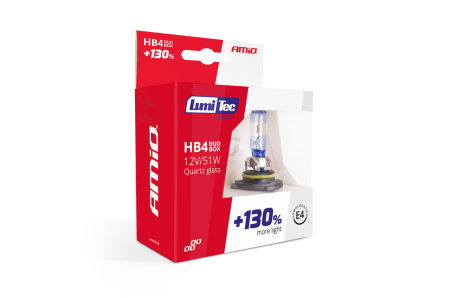 Set becuri cu halogen HB4 12V 51W LumiTec LIMITED + 130% DUO BOX [1]