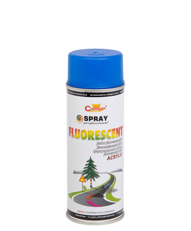 Accesorii Autoturisme - Spray Vopsea Fluorescent 400ml Albastru Champion Color