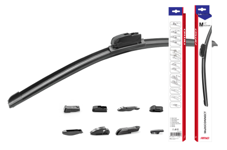 Stergatoare Parbriz - Stergator parbriz FLAT cu 8 adaptoare 15 "(380mm) Multiconnect