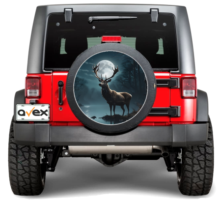 Stickere si Printuri - Sticker Auto "Roata de Rezerva" rezistenta la intemperii si raze UV, diametru 55 cm, Cod: AVX-RR09