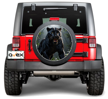 Stickere si Printuri - Sticker Auto "Roata de Rezerva" rezistenta la intemperii si raze UV, diametru 55 cm, Cod: AVX-RR11