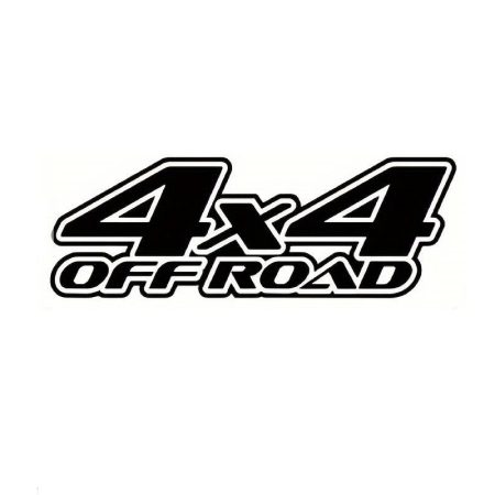Sticker autoadeziv pentru vehicule Off Road, model "4x4 Off Road", dimensiune 29 x 11 cm, culoare Neagra [1]
