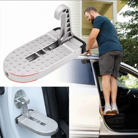 Accesorii Biciclete - Treapta pliabila pentru inchizatoare usa autoturism cu ciocan pentru spart geamul