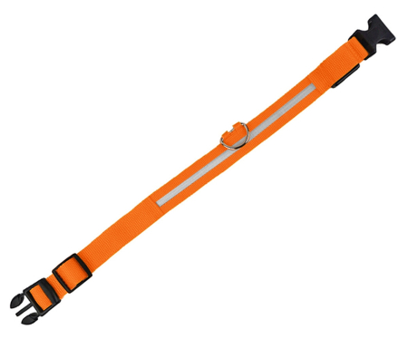 Zgarda iluminata cu LED Orange, pentru caine sau pisica, AVX-AG232C [1]
