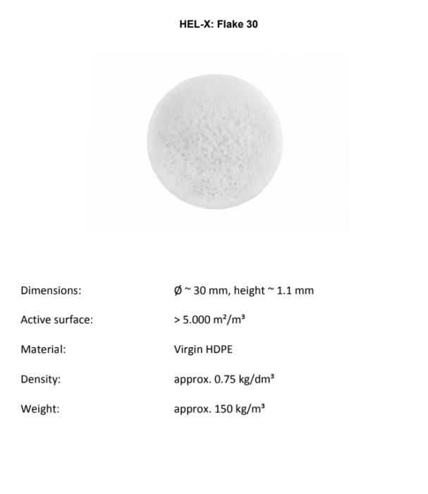 Material filtrant HelX Flake ( Chipsuri ) >5000 m2/mc  10 litri [2]