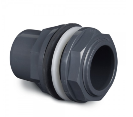 Fitinguri PVC si Robineti - Conector PVC pentru rezervoare 25/32mmx25mm x 1"
