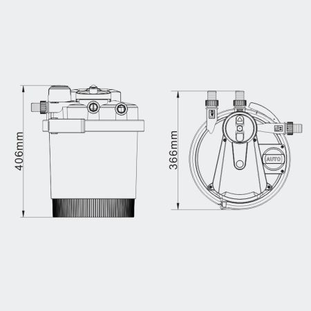 Filtru iaz sub presiune CPA 2500 (3000 litri cu pesti) [2]