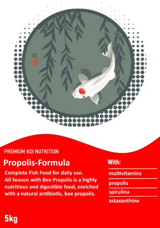 Hrana koi de crestere - Hrana crapi Koi 4.5 mm flotabila Propolis House of Kata 5kg