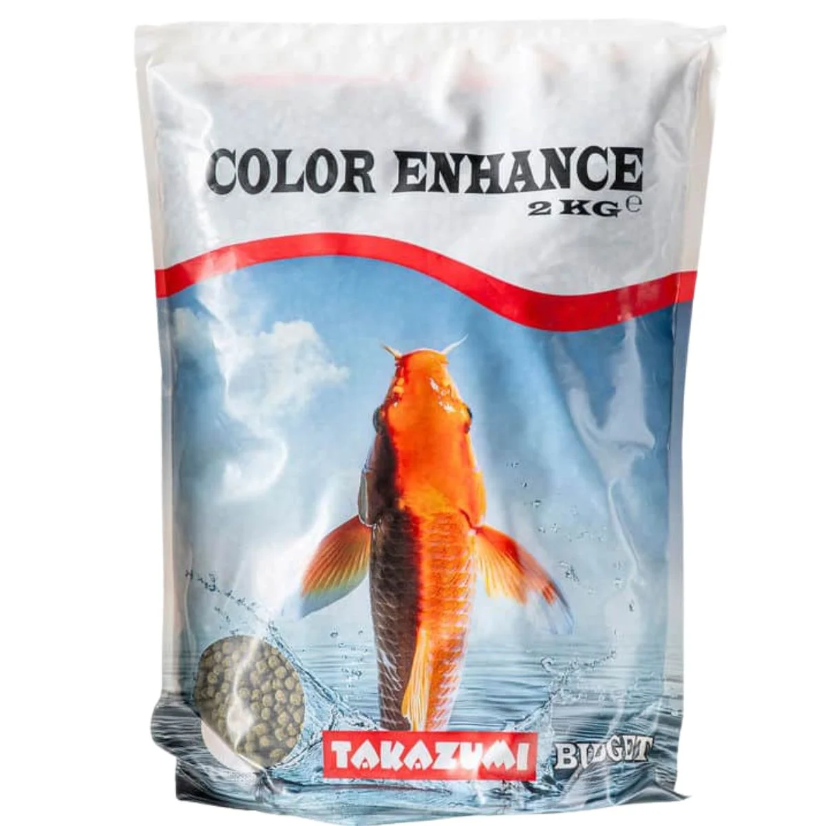 Hrana koi pentru culoare - Hrana crapi Koi Takazumi Color Enhance 2 kg, 6 mm