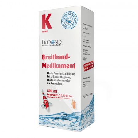 Tratamente pesti / dezinfectanti iaz - Tripond Spectru larg 1000 ml ( Medimor pentru iazuri)