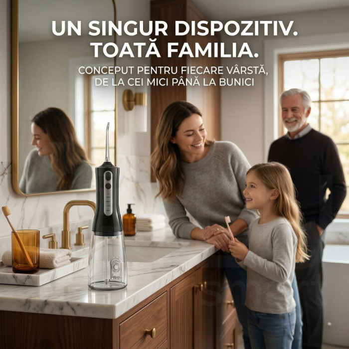 Irigator Oral Profesional cu Sterilizare UV pentru Duș bucal [8]