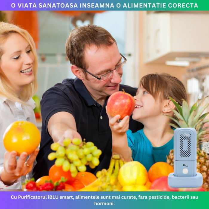 Purificator Alimente cu Tehnologie OH-Ion, Albastru [3]