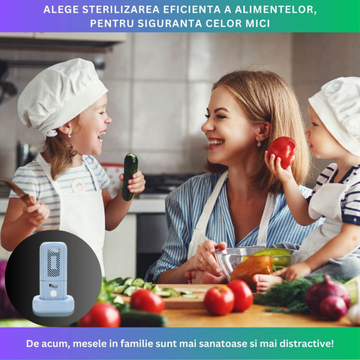 Purificator Alimente cu Tehnologie OH-Ion, Albastru [5]