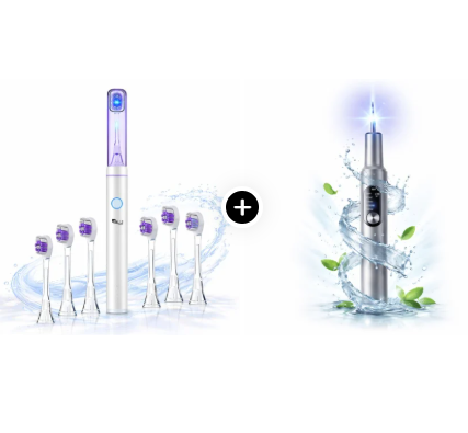 Kit Dentiție Profesională iBLU smart — Periuță UV Premium + Detartraj UV [0]