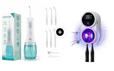 Kit Igienă Orală 360° iBLU smart — Irigator + Sterilizator UV [0]