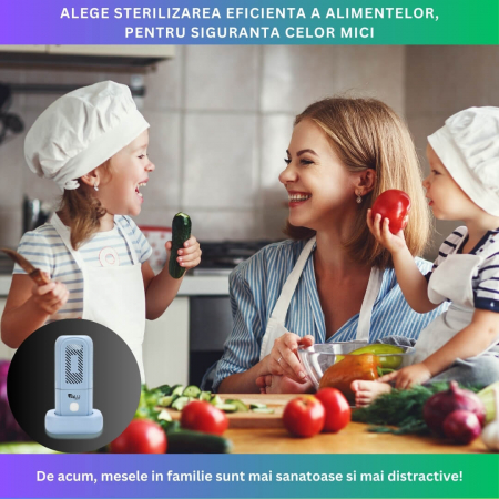 Purificator Alimente cu Tehnologie OH-Ion, Albastru [4]