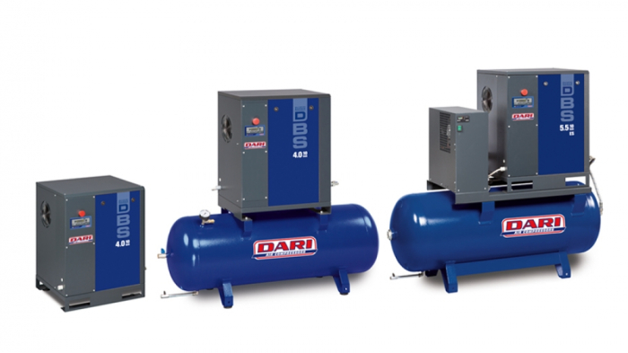 Compresoare cu șurub DARI DBS 2,2–18,5 kW / simplu / cu uscător prin refrigerare / cu butelie si uscător prin refrigerare [2]