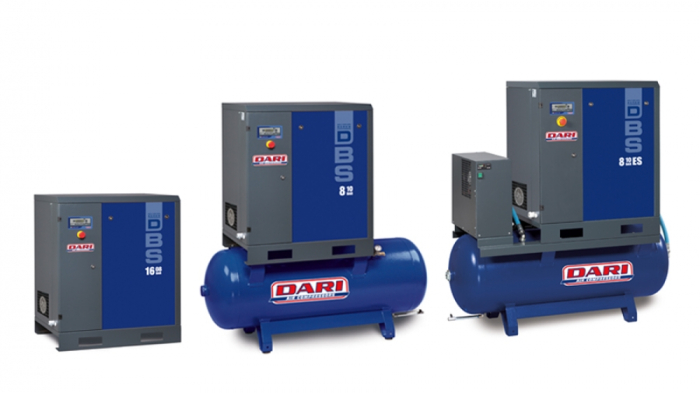 Compresoare cu șurub DARI DBS 2,2–18,5 kW / simplu / cu uscător prin refrigerare / cu butelie si uscător prin refrigerare [3]
