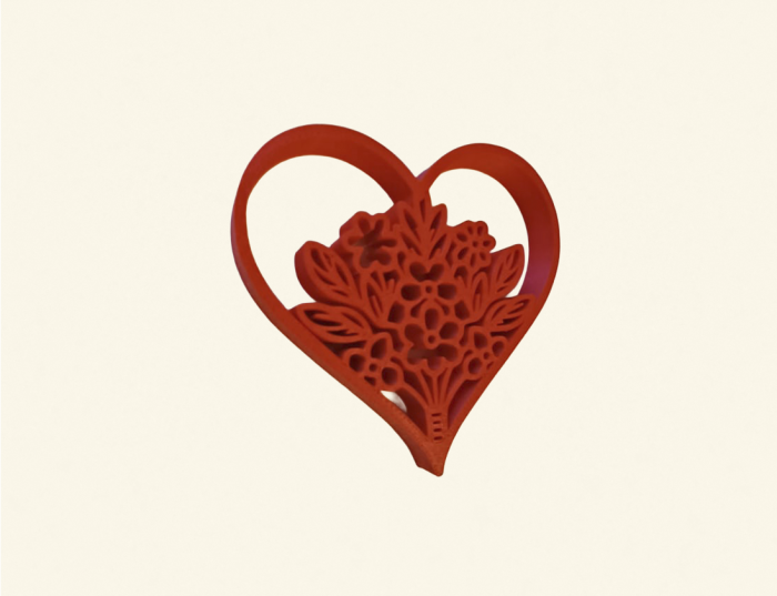 Decor Inimă Florală Line Art – Idearium [3]