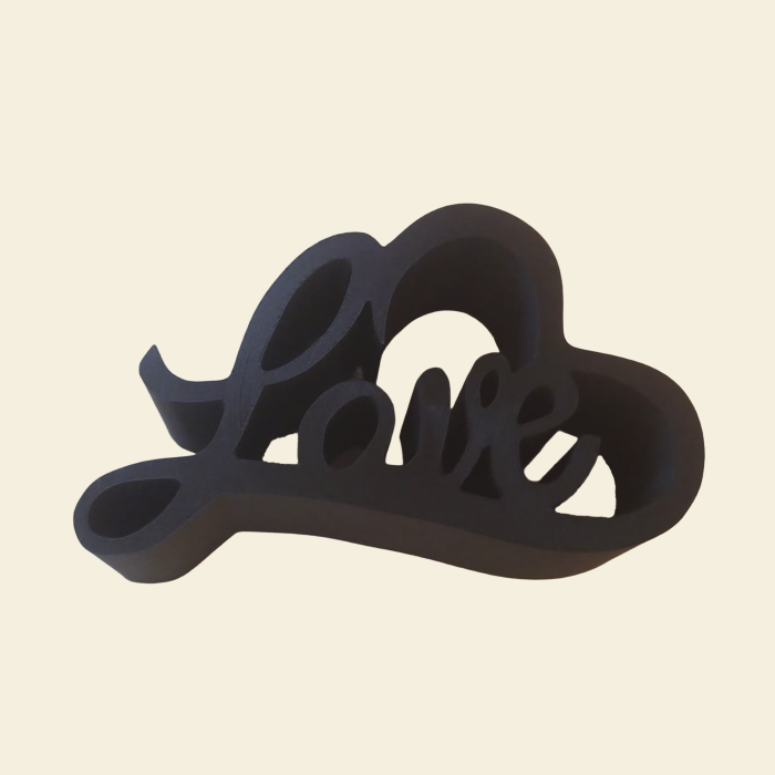 Decor „LOVE” cu funcție de suport telefon – Idearium [2]